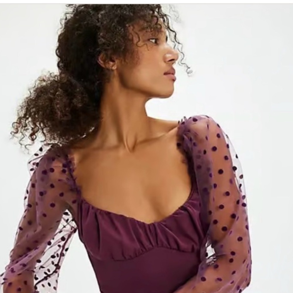 Free People Molly at Midnight bodysuit